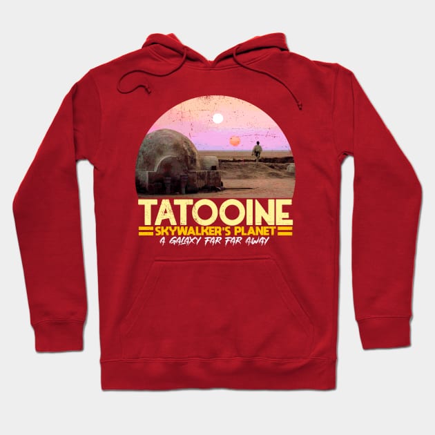 Tatooine Hoodie by SibaritShirt